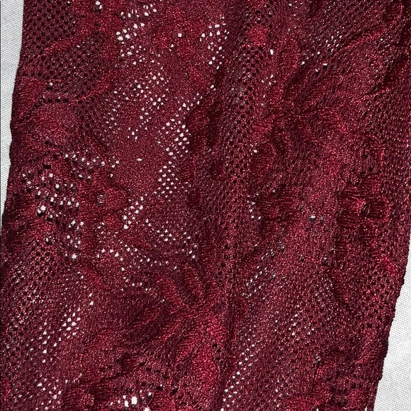 Alter’d State Dark Red Lace Dress - Picture 3 of 4